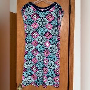 EUC Lilly Pulitzer Robyn dress Behind the Gates Large